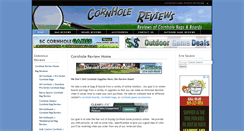 Desktop Screenshot of cornholereviews.com